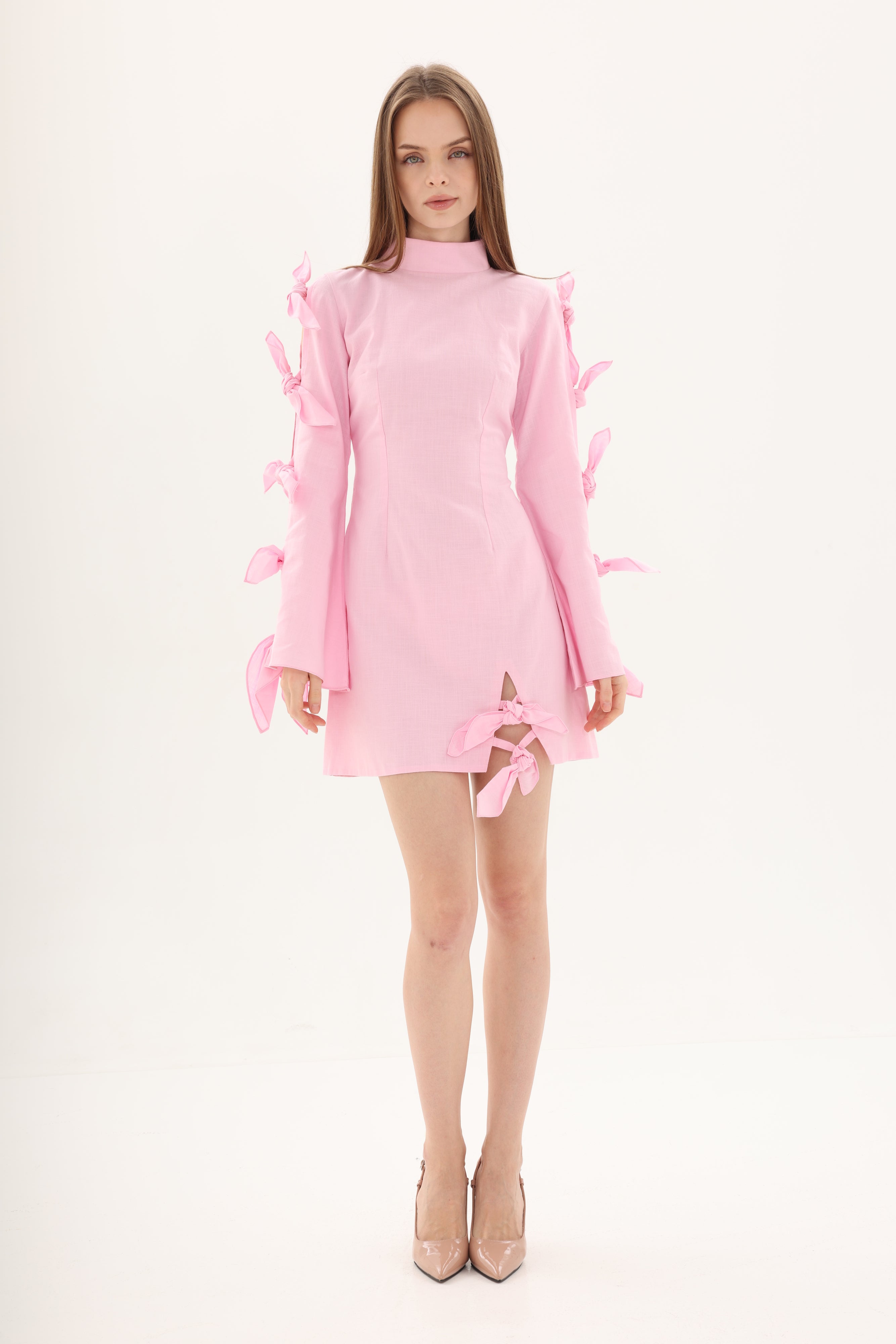 06 Tie-Up Mini Dress