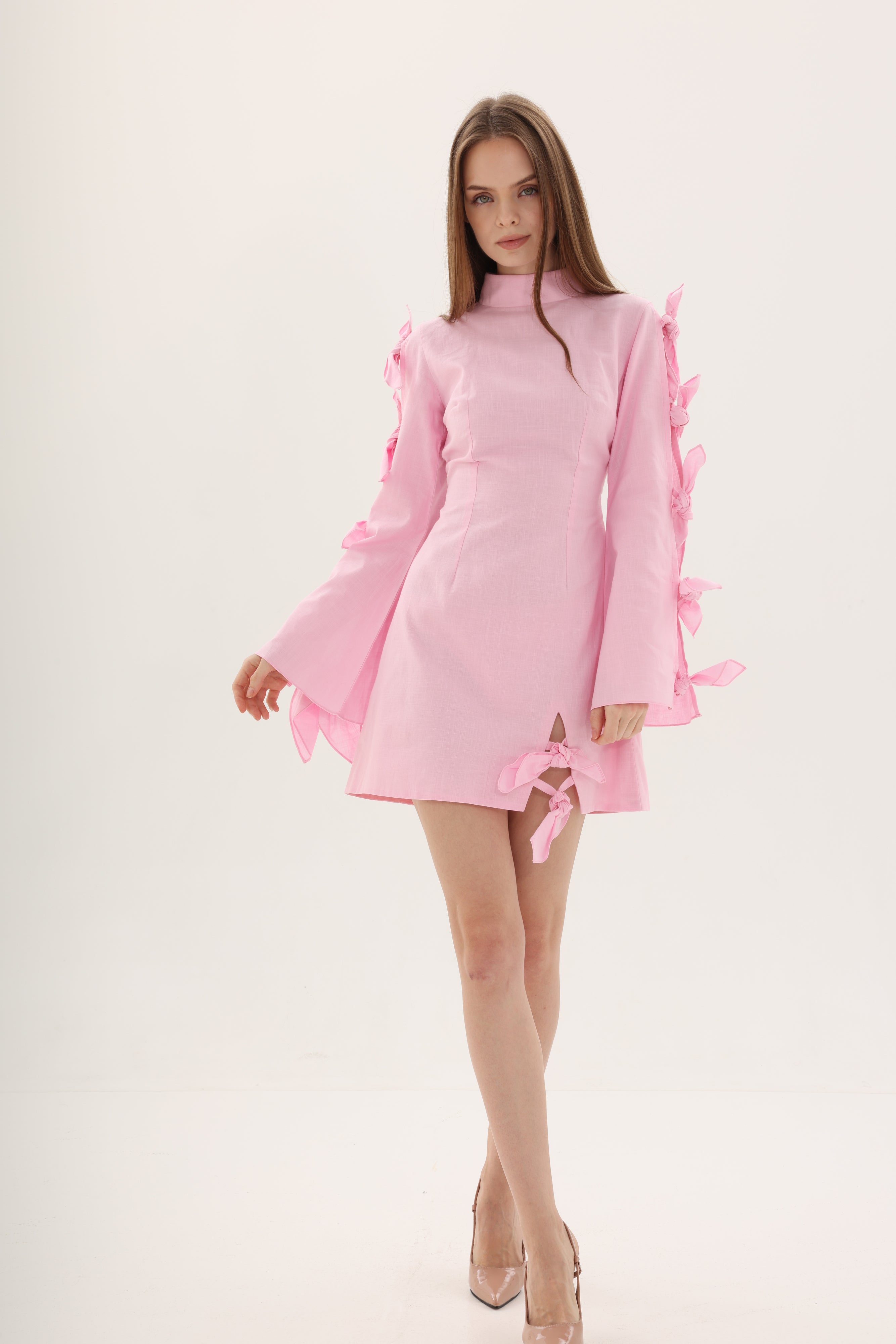 06 Tie-Up Mini Dress
