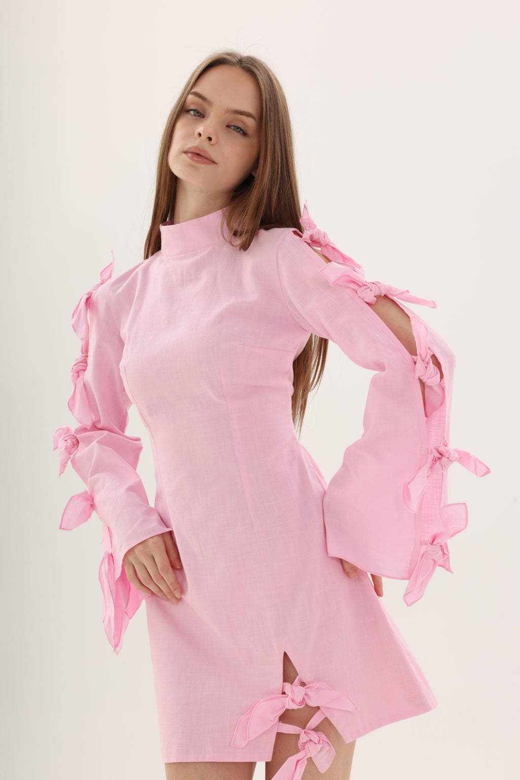06 Tie-Up Mini Dress