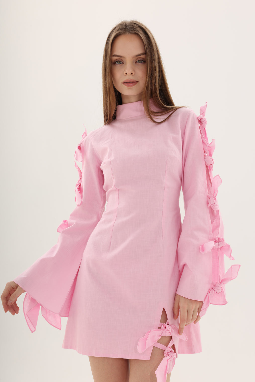 06 Tie-Up Mini Dress
