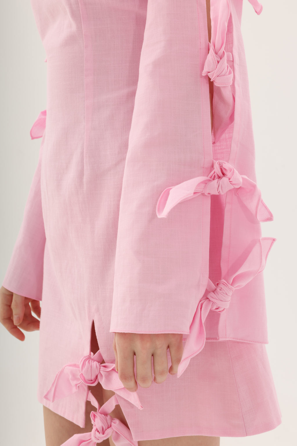06 Tie-Up Mini Dress