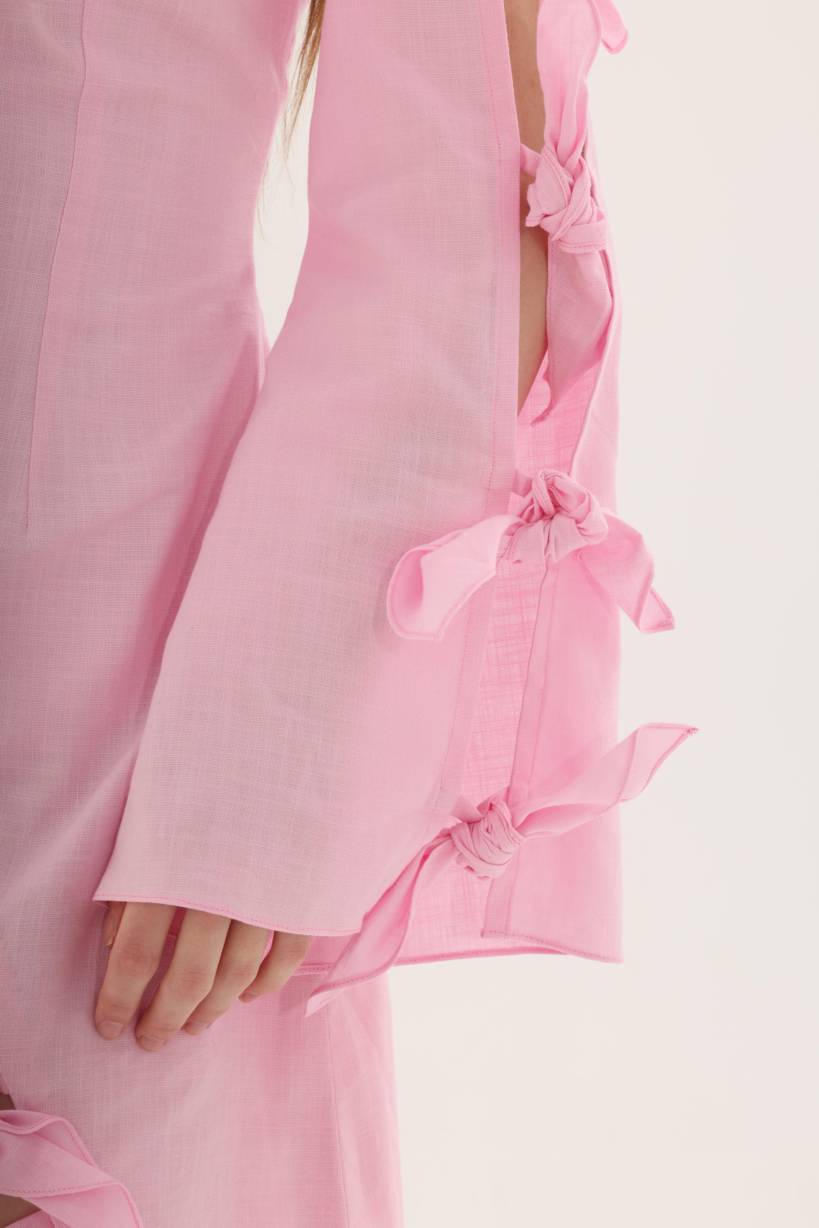 06 Tie-Up Mini Dress